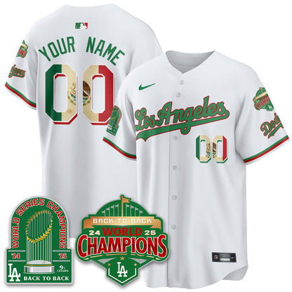 CUSTOM LAD Mexico Vapor Limited Jersey - 9x & B2B Champs - All Stitched-DTD