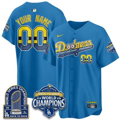 LAD x Yellow Capsules Vapor Custom Jersey - Stitched-DTD