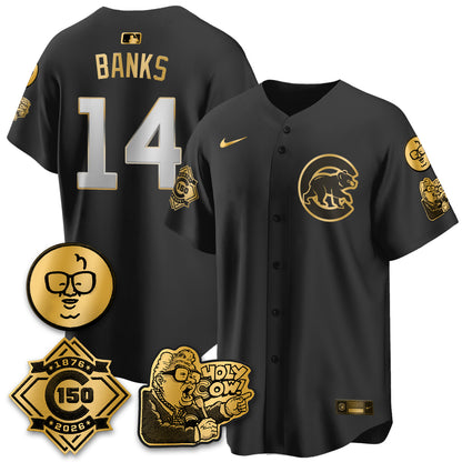 CHC 150th Anniversary Harry Caray Holy Cow Vapor Premier Limited Jersey - All Stitched V3-DTD