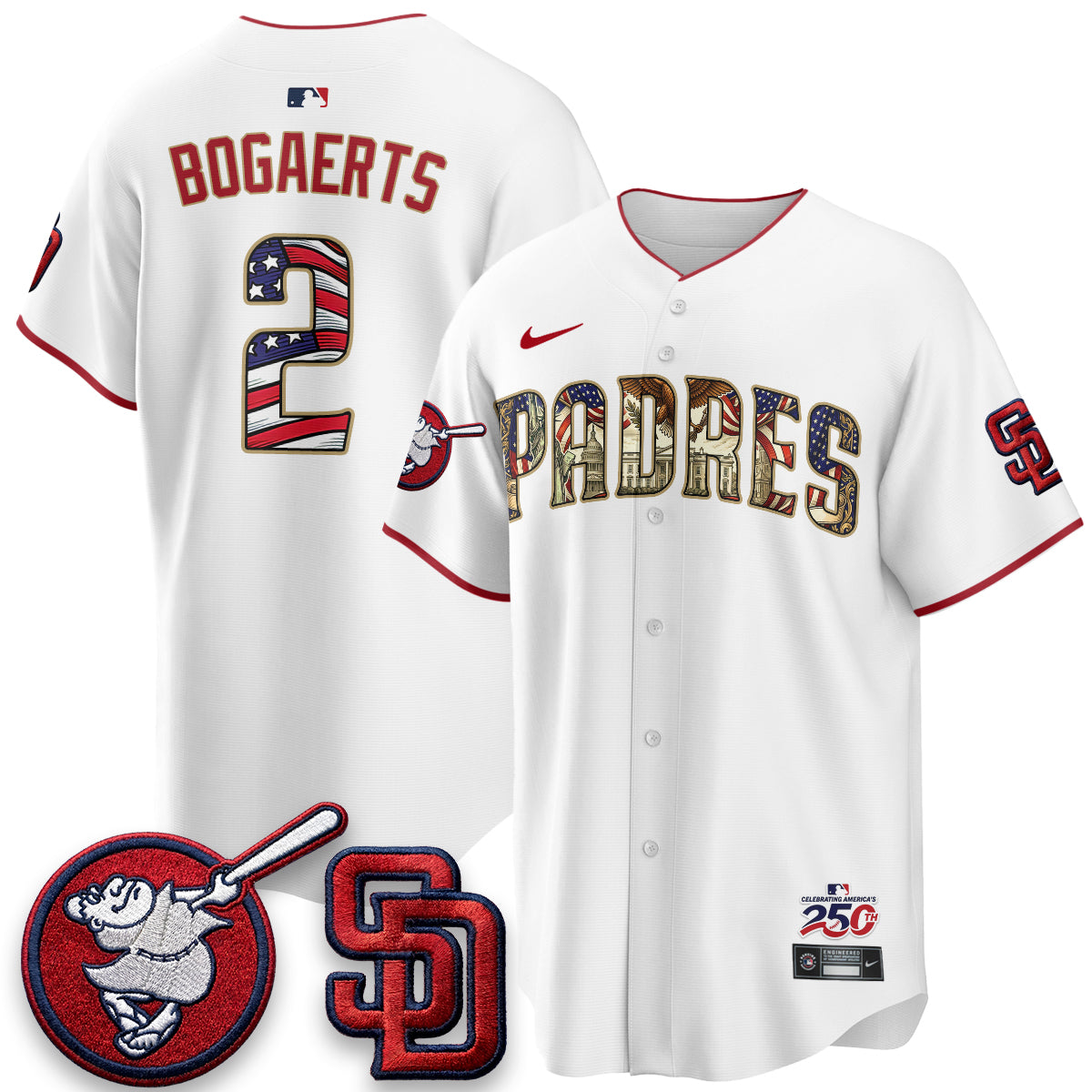 SD 2026 Independence Day USA Vapor Limited Jersey - Stitched-DTD