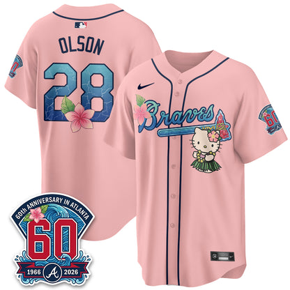 ATL x Meow Aloha Spirit Vapor Jersey - Stitched-DTD