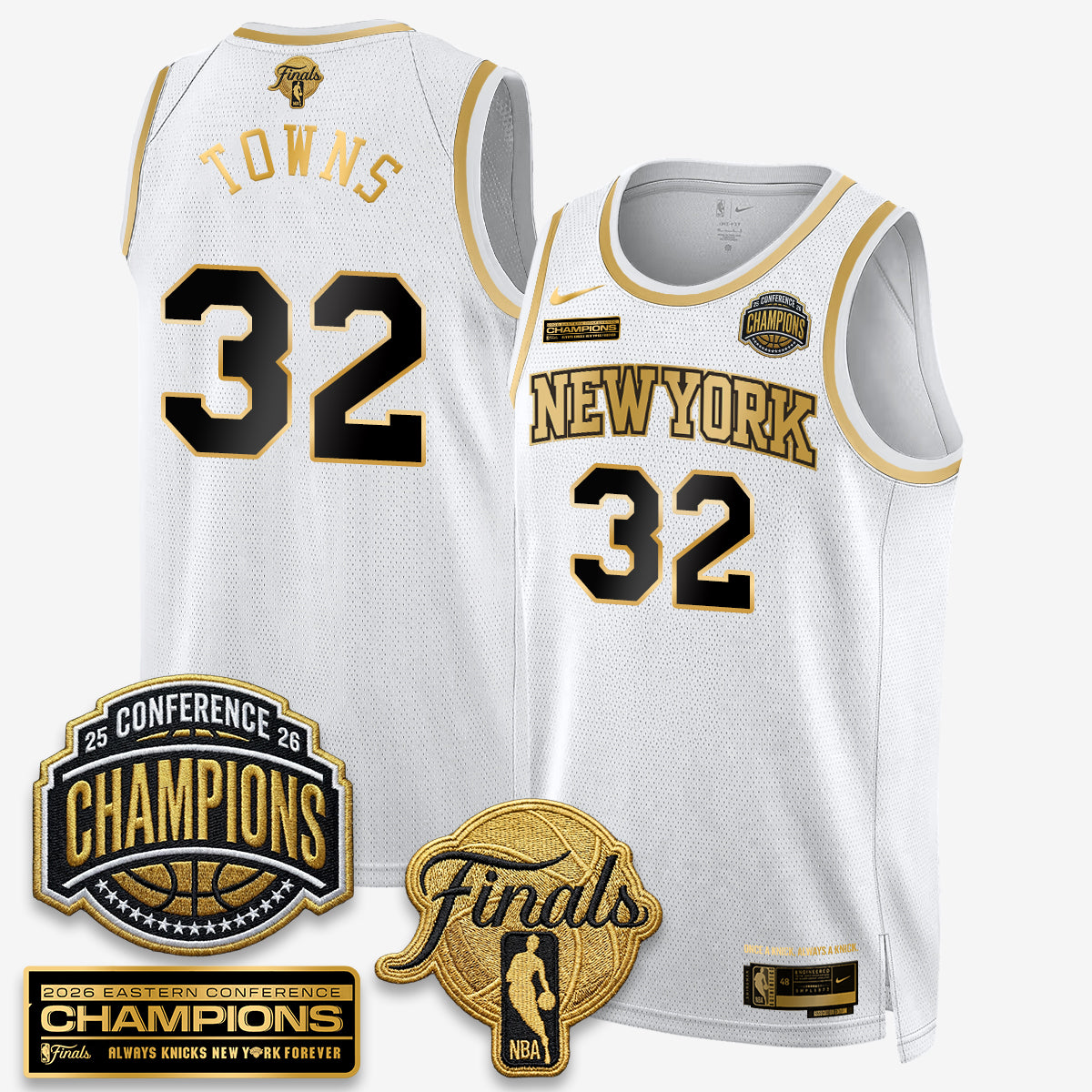 NYK 2026 NBA Eastern Conference Champions Vapor Special Edition Jersey - Stitched-DTD