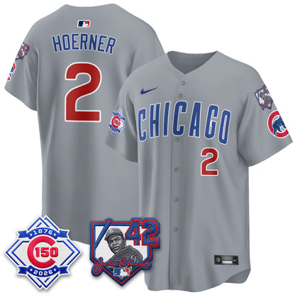 CHC 150th Anniversary & Jackie Robinson Day Patch Vapor Premier Limited Jersey - All Stitched-DTD