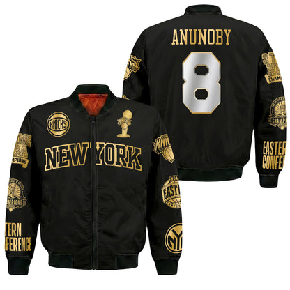 NYK 2026 NBA Finals Champions Limited Edition Bomber Jacket - Printed-DTD