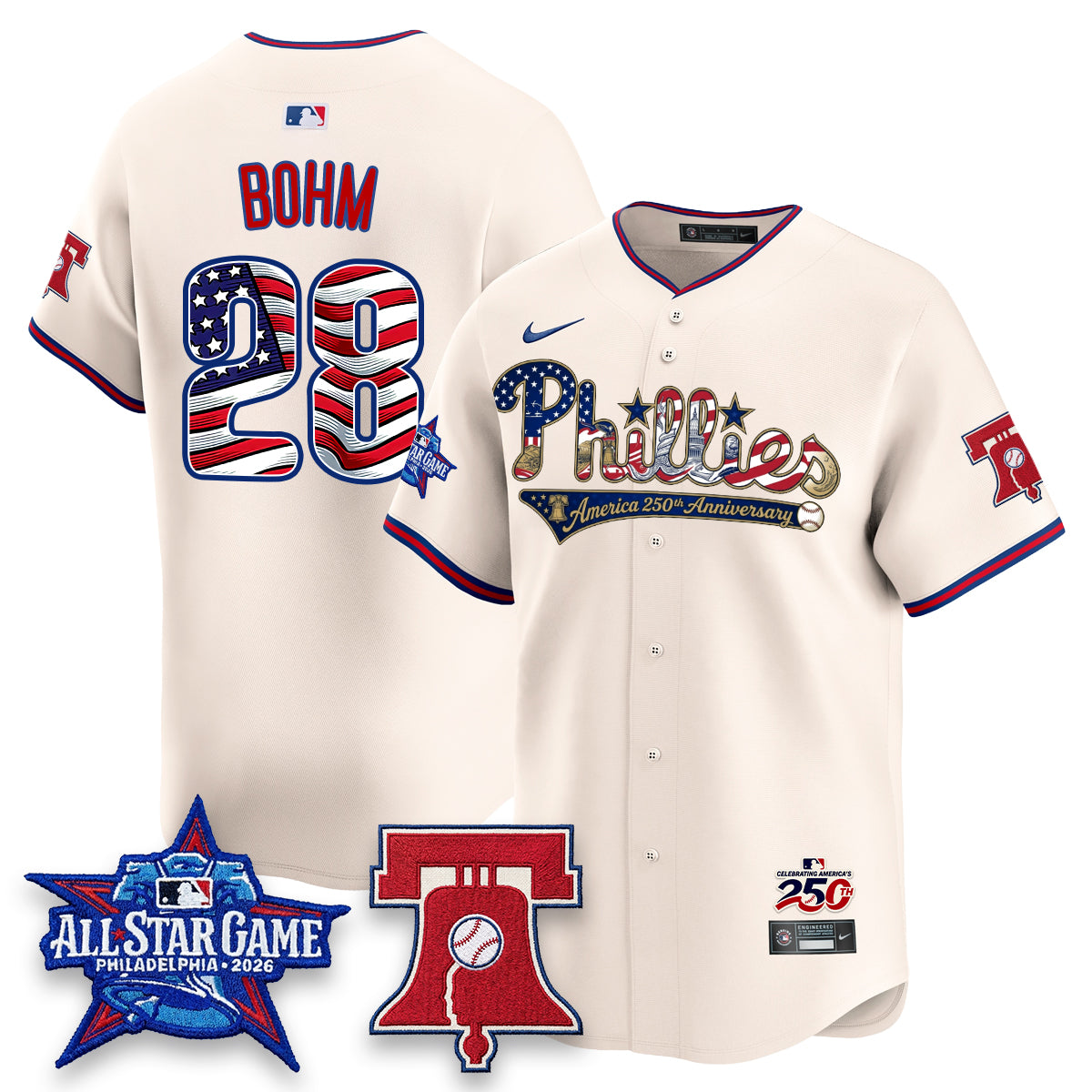 PHI 2026 Independence Day USA Vapor Limited Jersey - Stitched-NQD