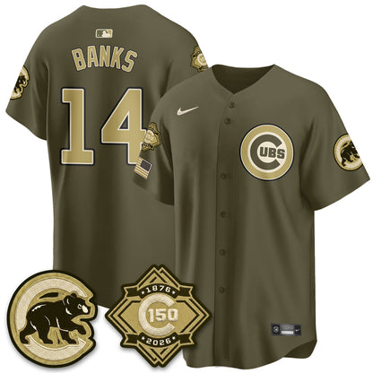 CHC New Era Olive 2026 Armed Forces Day Jersey -All Stitched-DTD