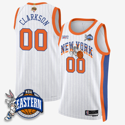NYK 2026 NBA Finals x Bunny Vapor Jersey - Stitched-DTD