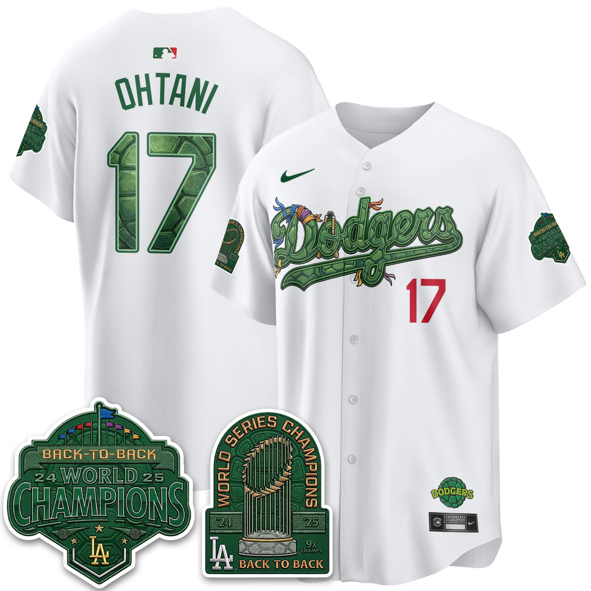 LAD x TMNT 2026 Vapor Jersey - Stitched-DTD