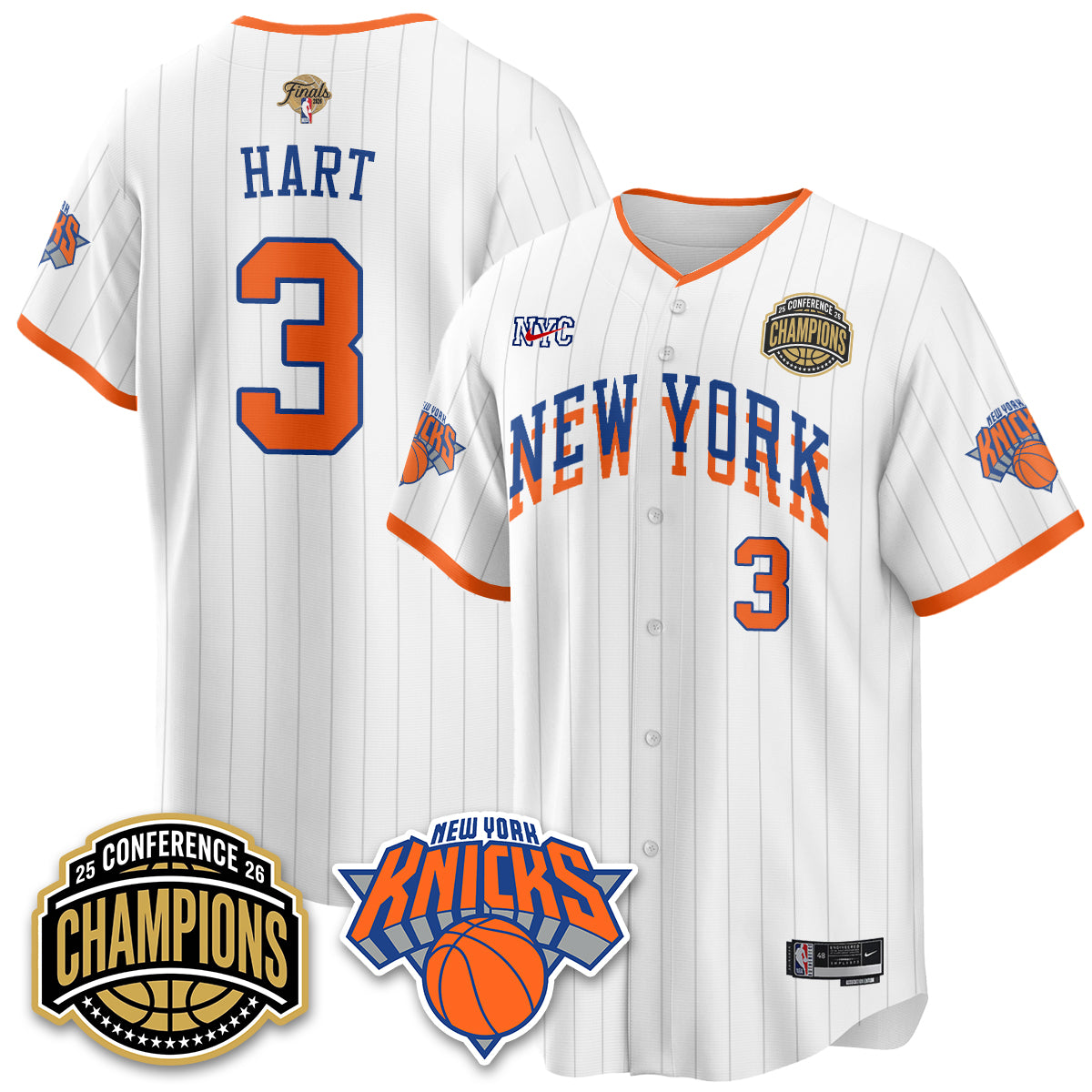 NYK 2026 NBA Finals Vapor City Edition Jersey V2- Stitched-DTD