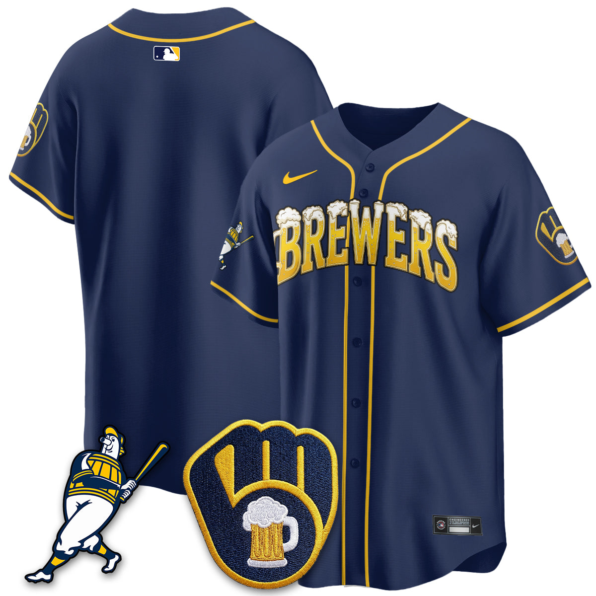 MIL "Pitcher & Pint" Edition Vapor Limited Jersey - Stitched-DTD