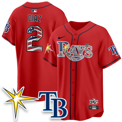 TB Independence Day USA 2026 Vapor Limited Jersey - Stitched-DTD