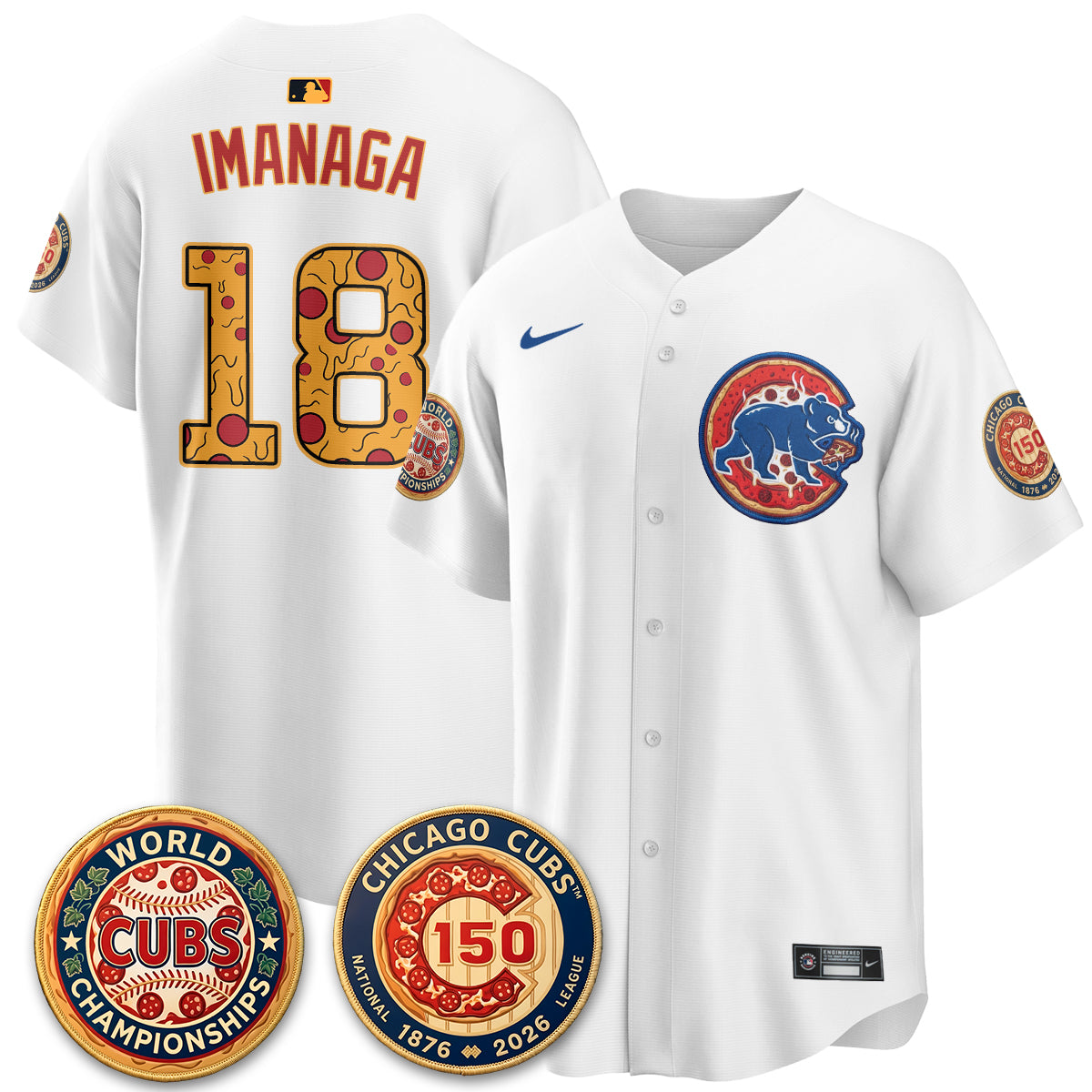 CHC Deep Dish Pizza Vapor Limited Jersey - Stitched-DTD
