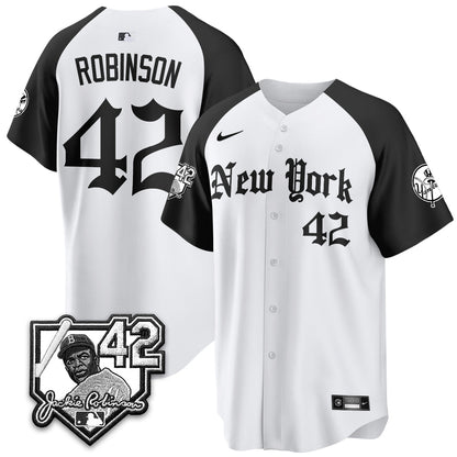 NYY 2026 Jackie Robinson Day Gothic Vapor Limited Jersey - All Stitched-DTD