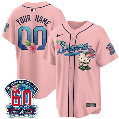 ATL x Meow Aloha Spirit Vapor Custom Jersey - Stitched-DTD