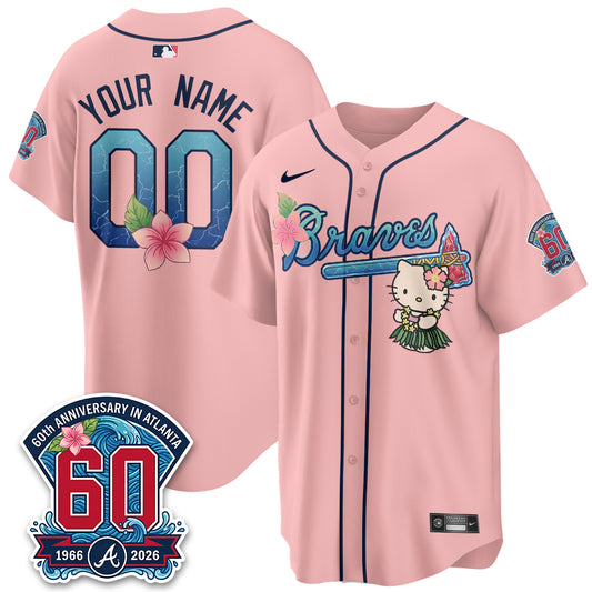 ATL x Meow Aloha Spirit Vapor Custom Jersey - Stitched-DTD