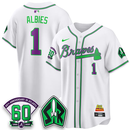 ATL 60th Anniversary Space Ranger Edition Vapor Limited Jersey - All Stitched-DTD