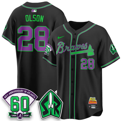 ATL 60th Anniversary Space Ranger Edition Vapor Limited Jersey - All Stitched-DTD