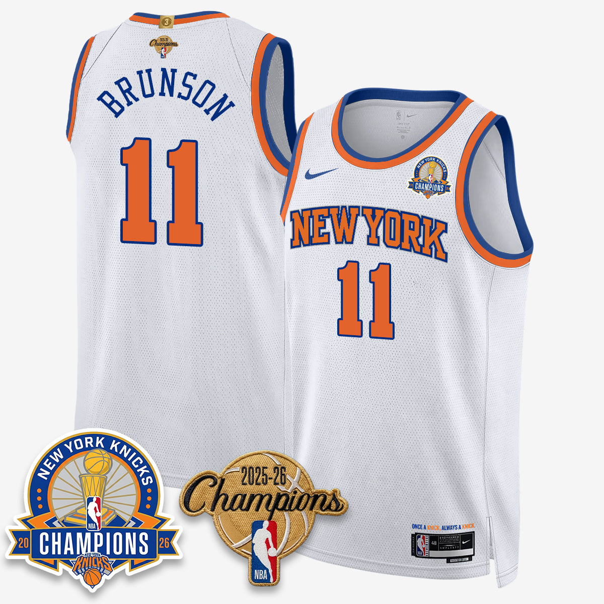 NYK 2026 Basketball Champions Special Edition Vapor Jersey V2- Stitched-DTD