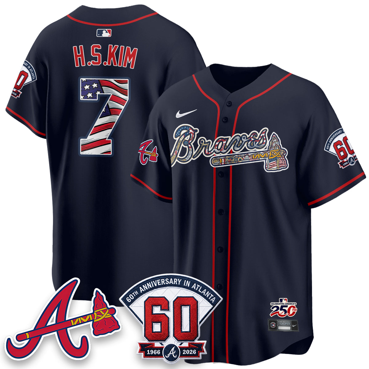 ATL 2026 Independence Day USA Vapor Limited Jersey - Stitched-DTD