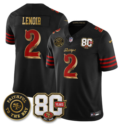 SF “Rivalries” Vapor Limited Jersey - Faithful To The Bay Patch - All Stitched-DTD
