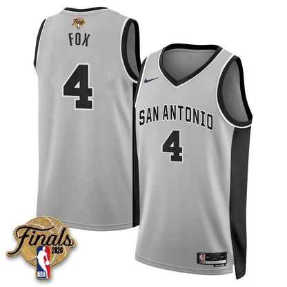 SAS 2026 NBA Western Conference Champions Vapor Jersey V2- Stitched-DTD
