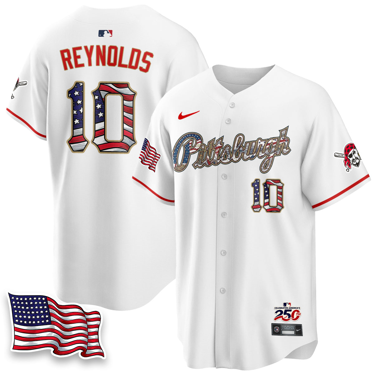 PIT 2026 Independence Day USA Vapor Limited Jersey - Stitched-DTD