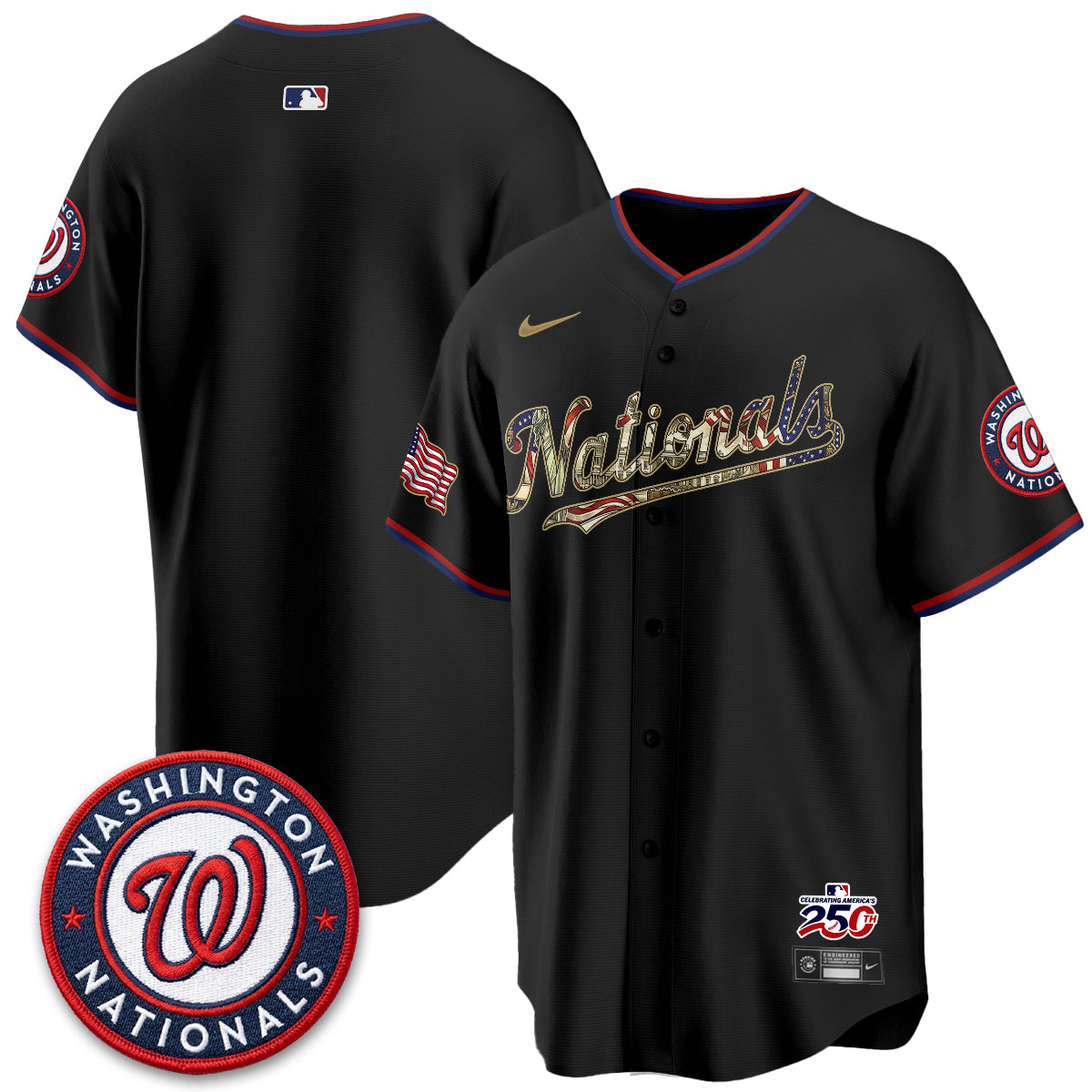 WSH 2026 Independence Day USA Vapor Jersey - Stitched-DTD