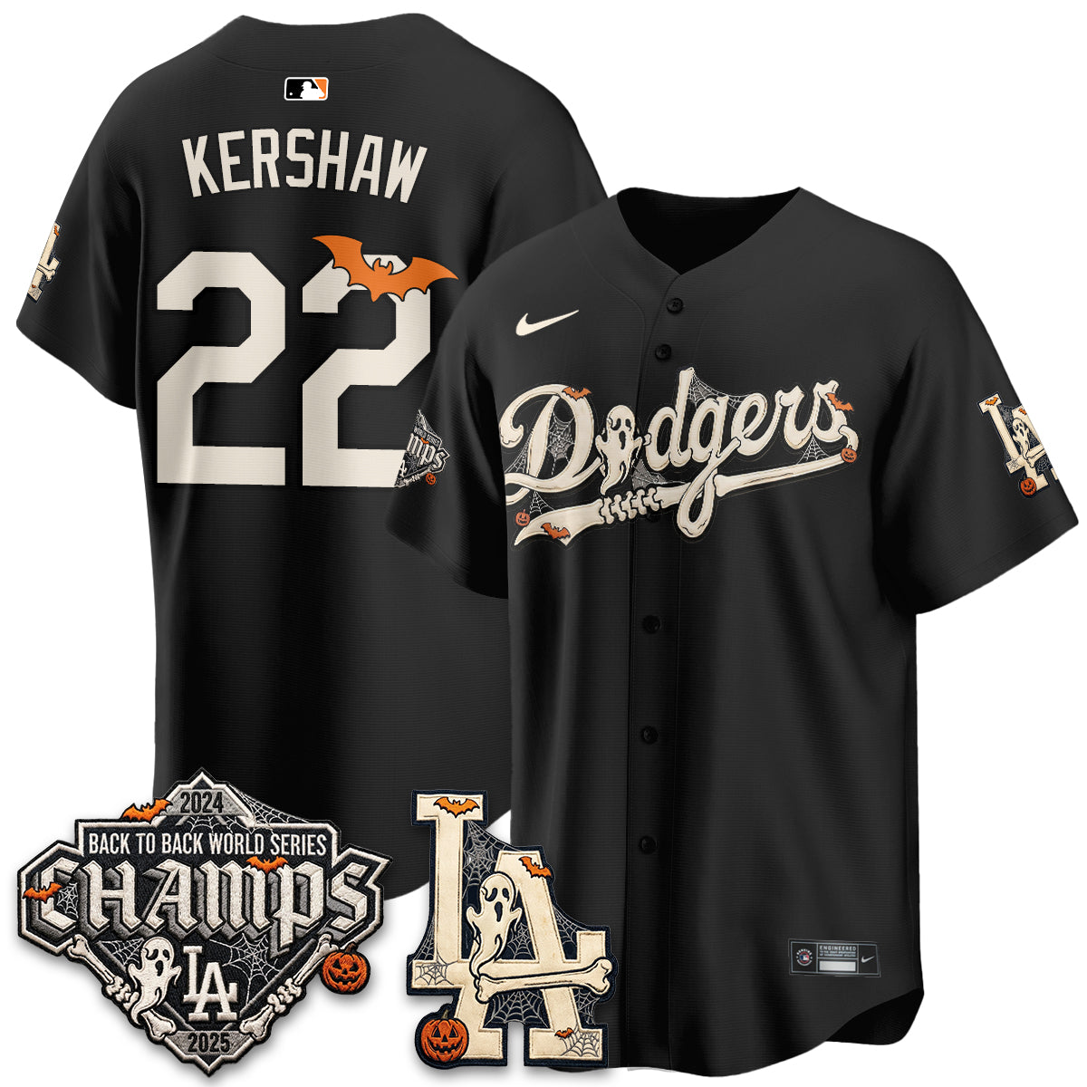 LAD Halloween 2026 Vapor Jersey - Stitched-DTD