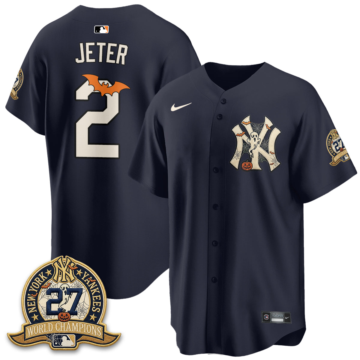 NYY Halloween 2026 Vapor Limited Jersey - Stitched-DTD