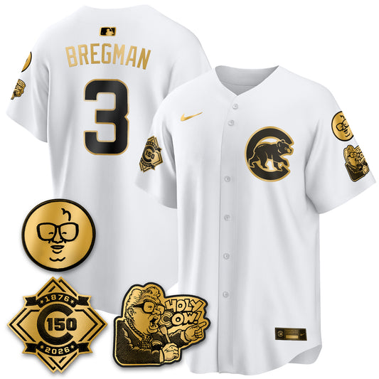 CHC 150th Anniversary Harry Caray Holy Cow Vapor Premier Limited Jersey - All Stitched V3-DTD