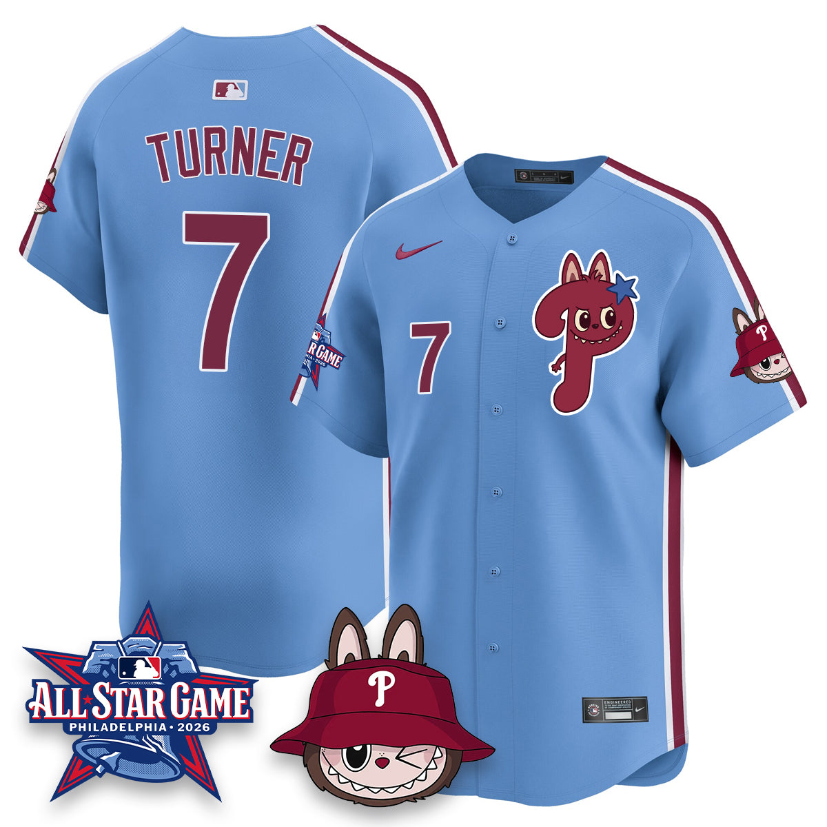 PHI Fanged Rabbit Doll  Vapor Limited Jersey - Stitched-NQD