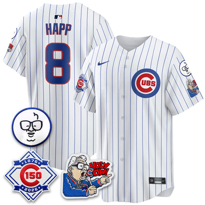 CHC 150th Anniversary Harry Caray Holy Cow Vapor Premier Limited Jersey - All Stitched V2-DTD