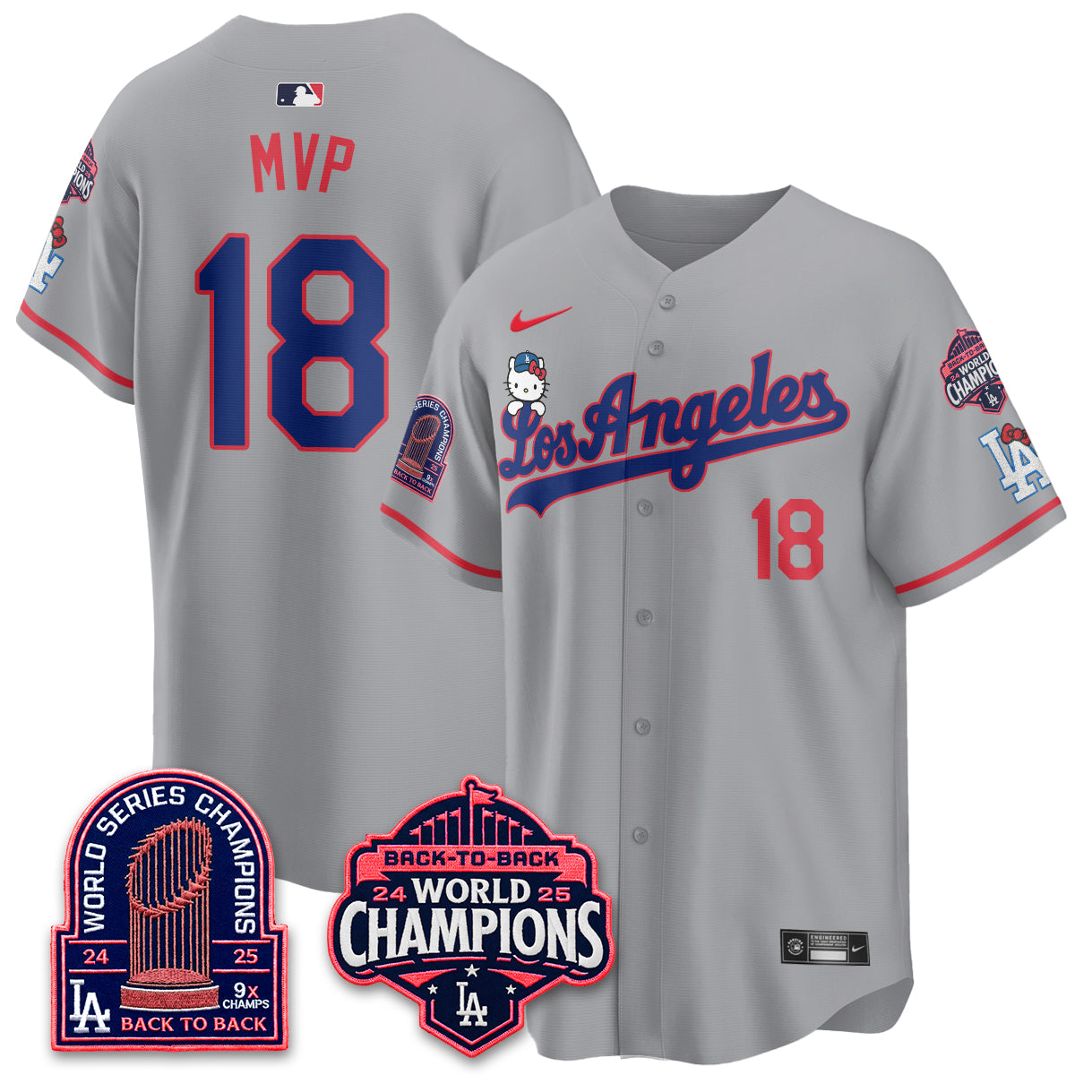 LAD x Hello Kitty Night 2026 Vapor Jersey - All Stitched - V2-DTD