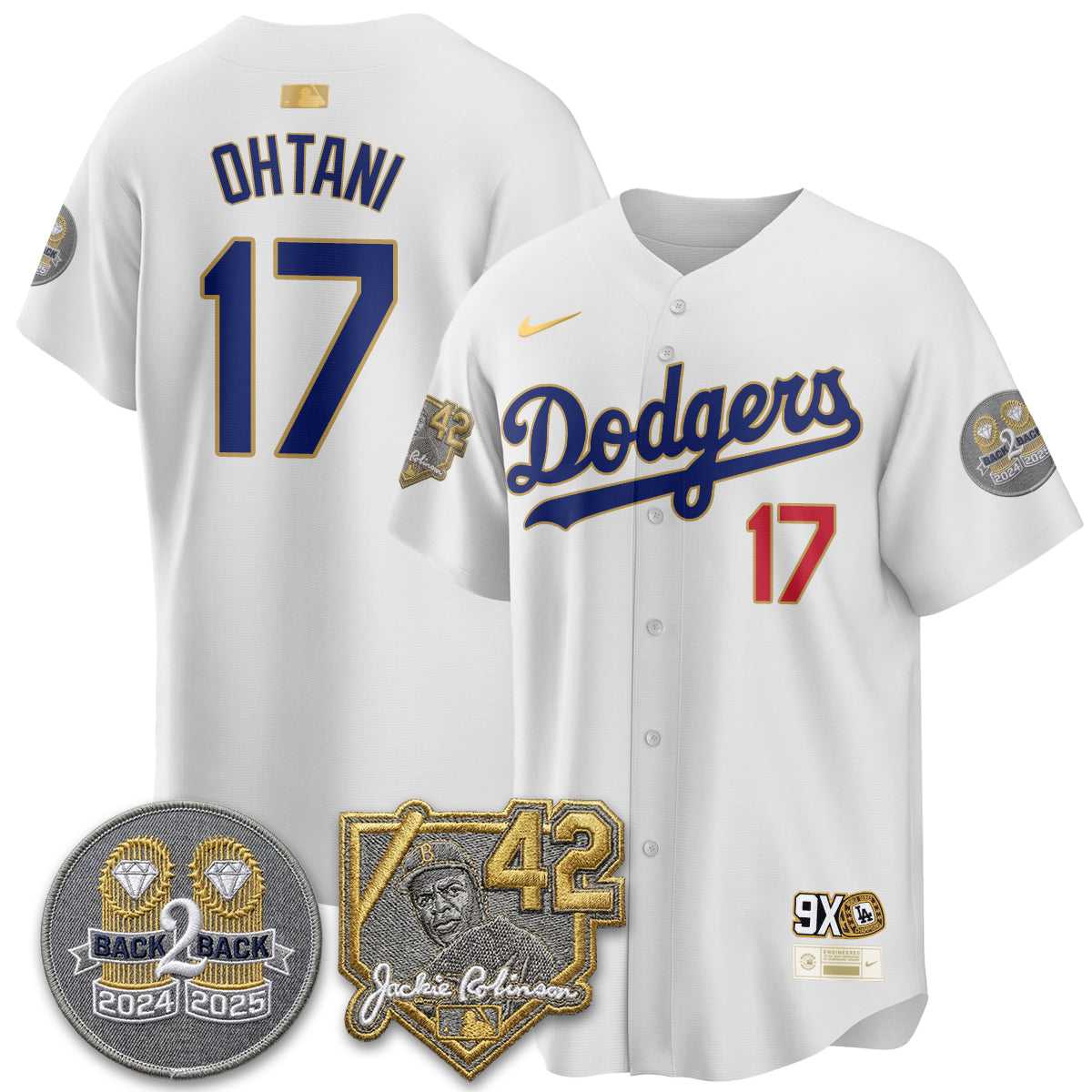LAD -  2026 Jackie Robinson Day Vapor Limited Jersey - All Stitched-DTD
