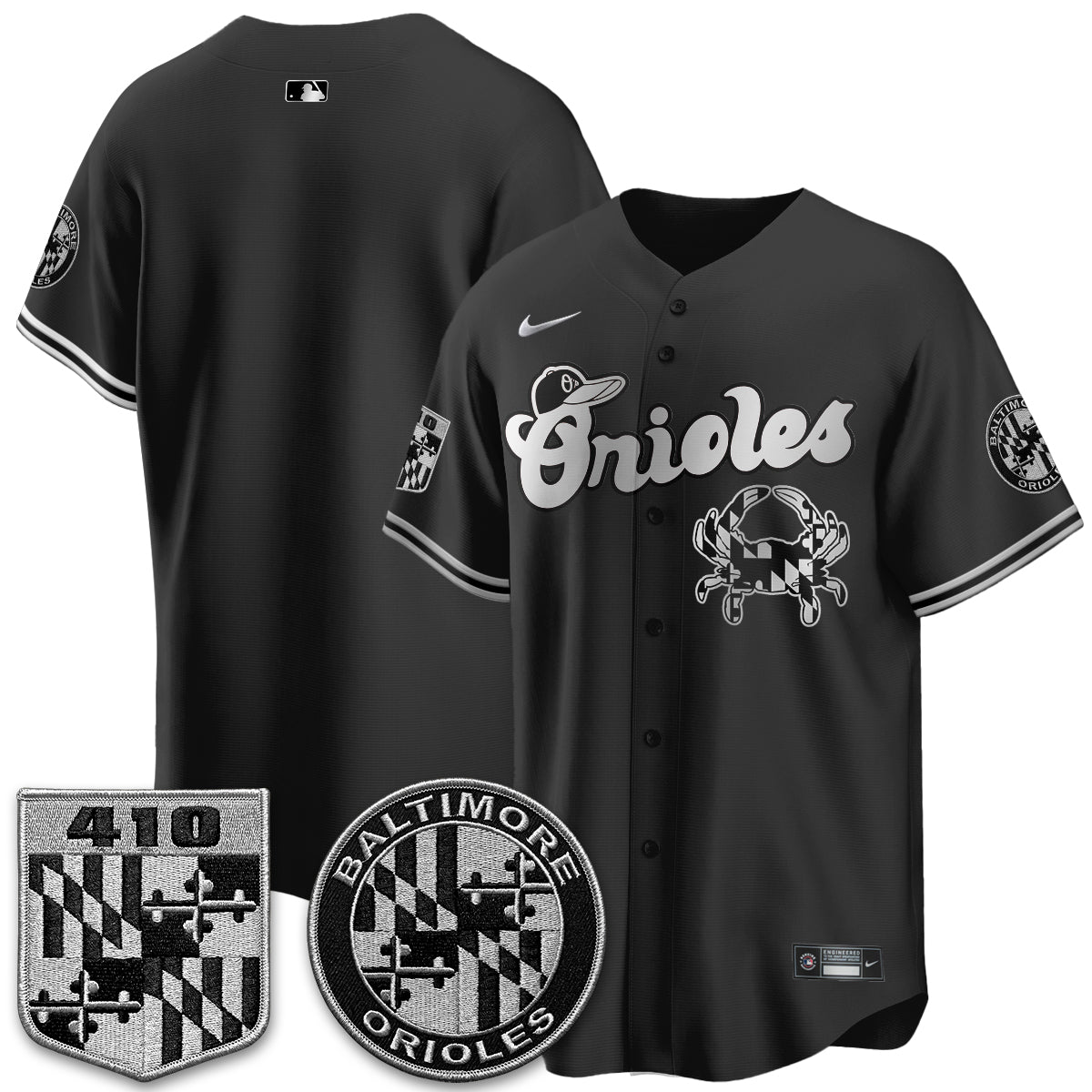 BAL Maryland Flag Vapor Limited Jersey - Stitched-DTD