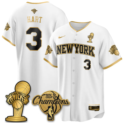 NYK 2026 NBA Champions Vapor Jersey - Stitched-DTD