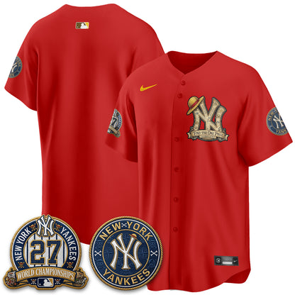 NYY x OP Japanese Cartoon Limited Jersey -  Stitched-DTD