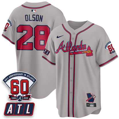 ATL 2026 60th Anniversary Vapor Limited Jersey - All Stitched-DTD