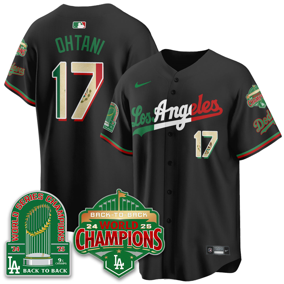 LAD Mexico Vapor Limited Jersey - 9x & B2B Champs - All Stitched-DTD