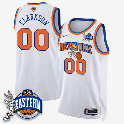 NYK 2026 NBA Finals x Bunny Vapor Jersey - Stitched-DTD