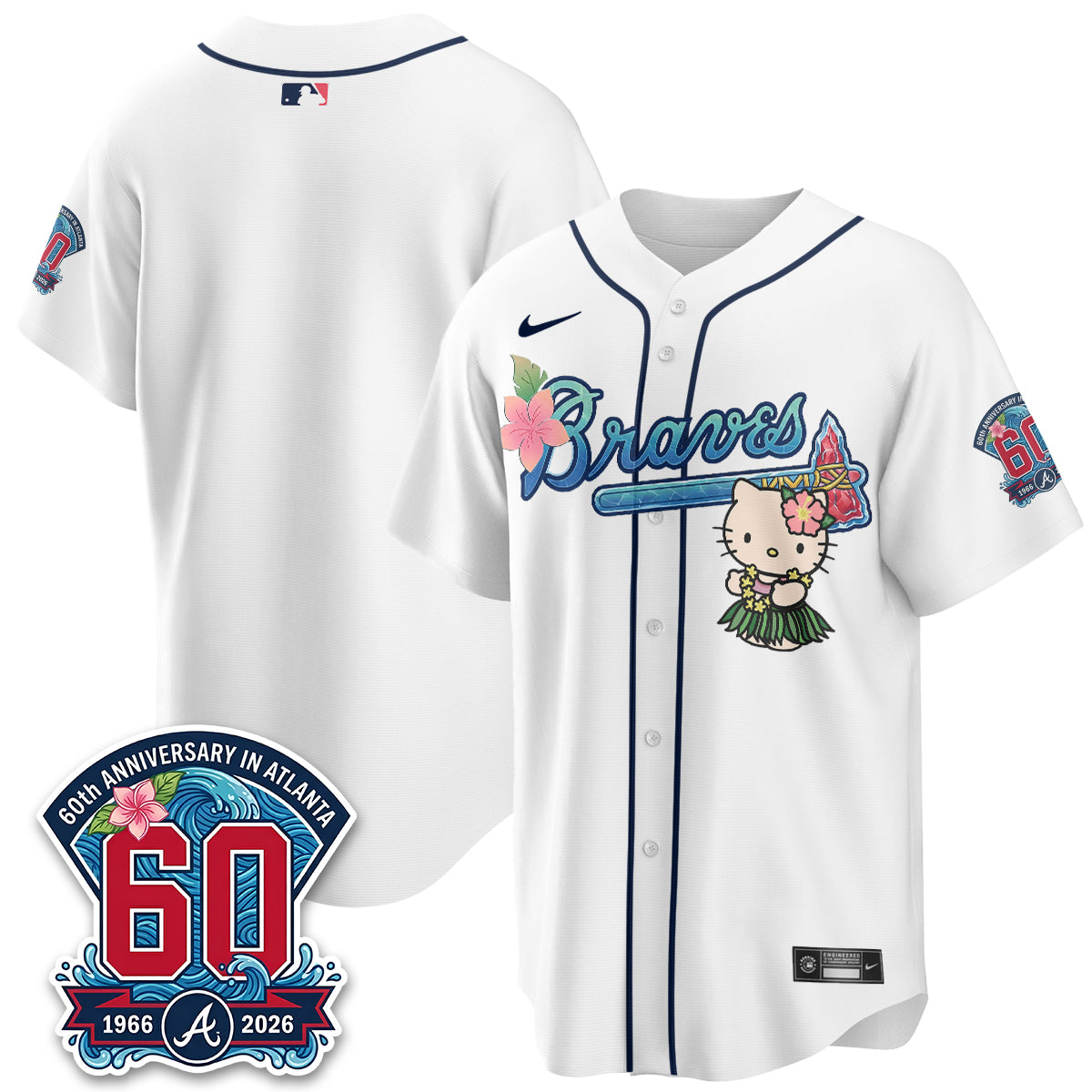 ATL x Meow Aloha Spirit Vapor Jersey - Stitched-DTD