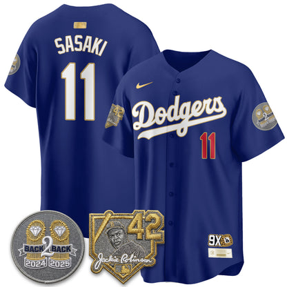LAD -  2026 Jackie Robinson Day Vapor Limited Jersey - All Stitched-DTD