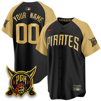 Custom PIT 2026 City Connect Vapor Limited Jersey - All Stitched-DTD