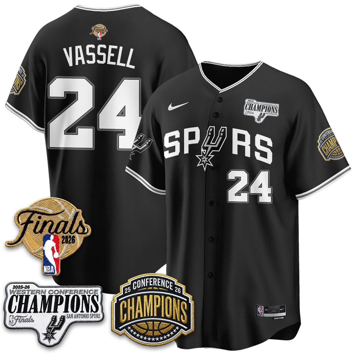 SAS 2026 Basketball Finals Vapor Jersey - Stitched-DTD