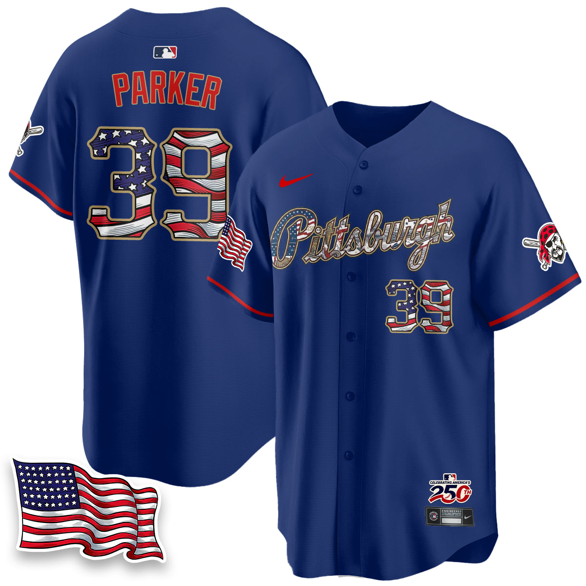 PIT 2026 Independence Day USA Vapor Limited Jersey - Stitched-DTD