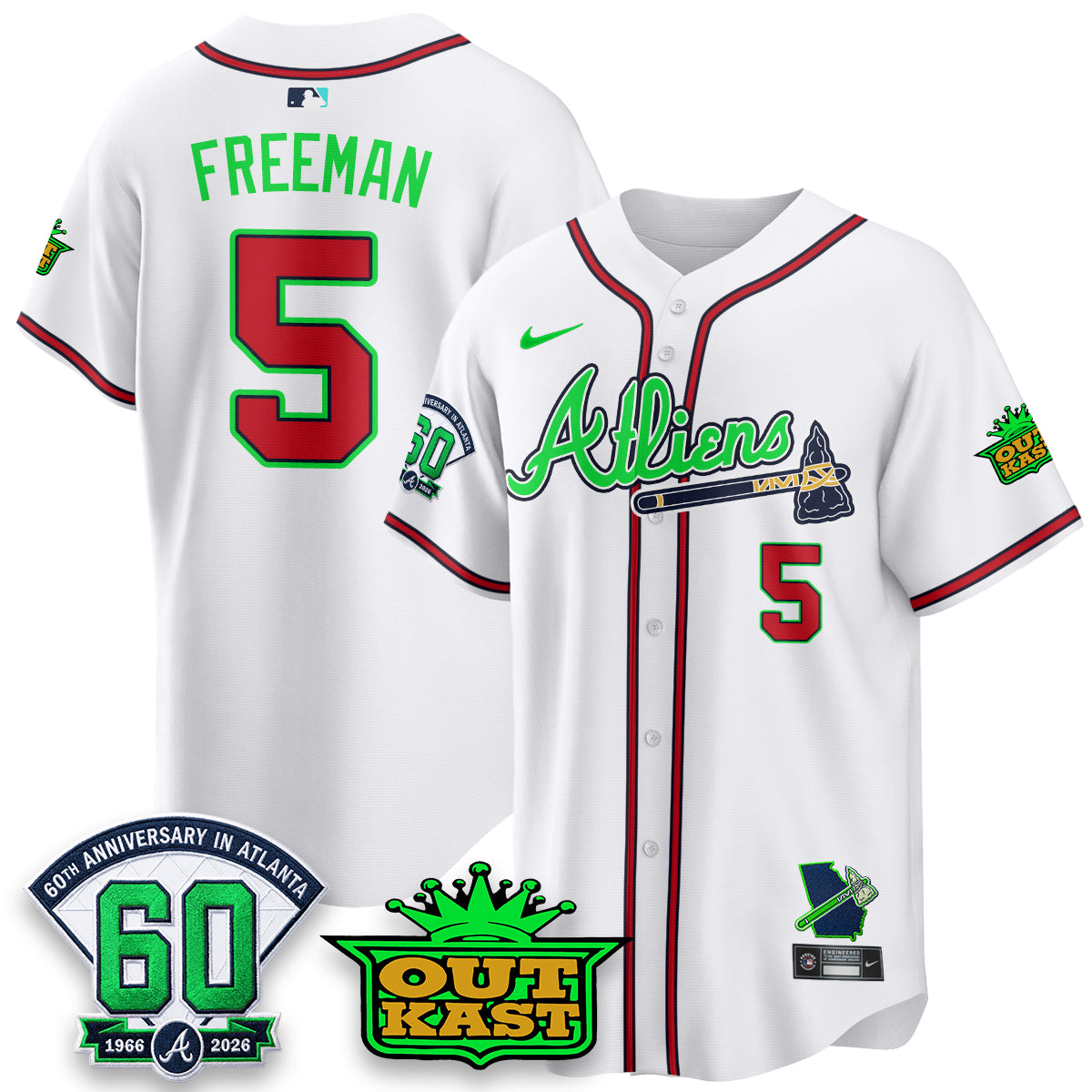 ATL x Atliens Cool Base Galaxy Version Jersey - Stitched-DTD