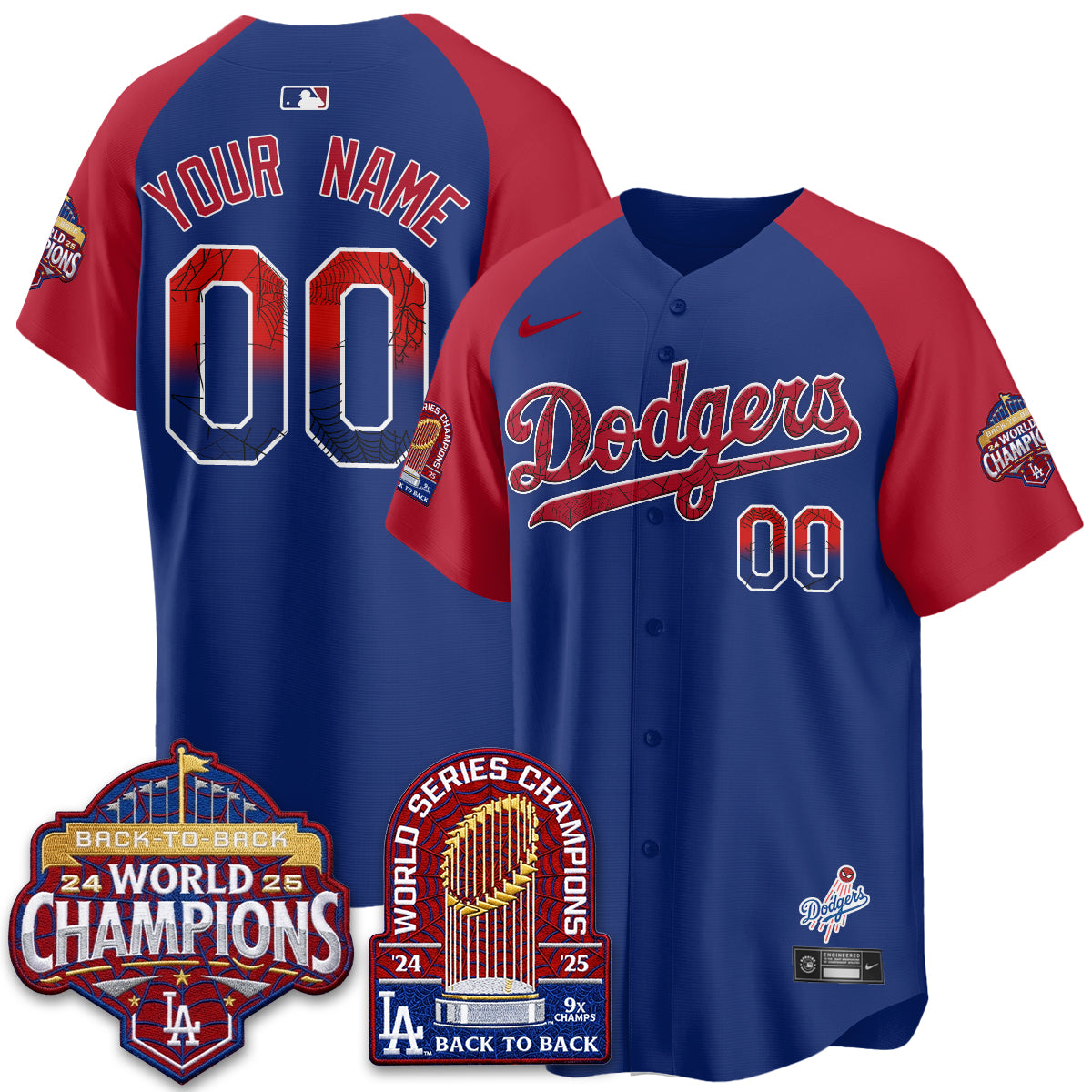 LAD x Web-Head 2026 Vapor Custom Jersey - Stitched-DTD
