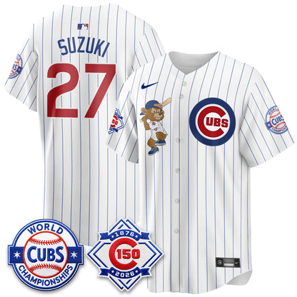 Chicago Cubs Clark Edition Vapor Limited Jersey - Stitched-DTD