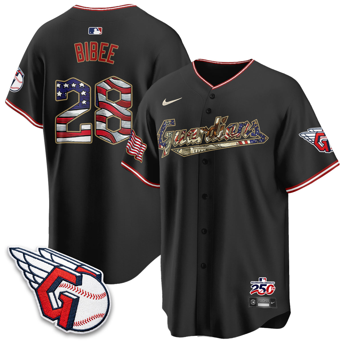 CLE 2026 Independence Day USA Vapor Jersey - Stitched-DTD