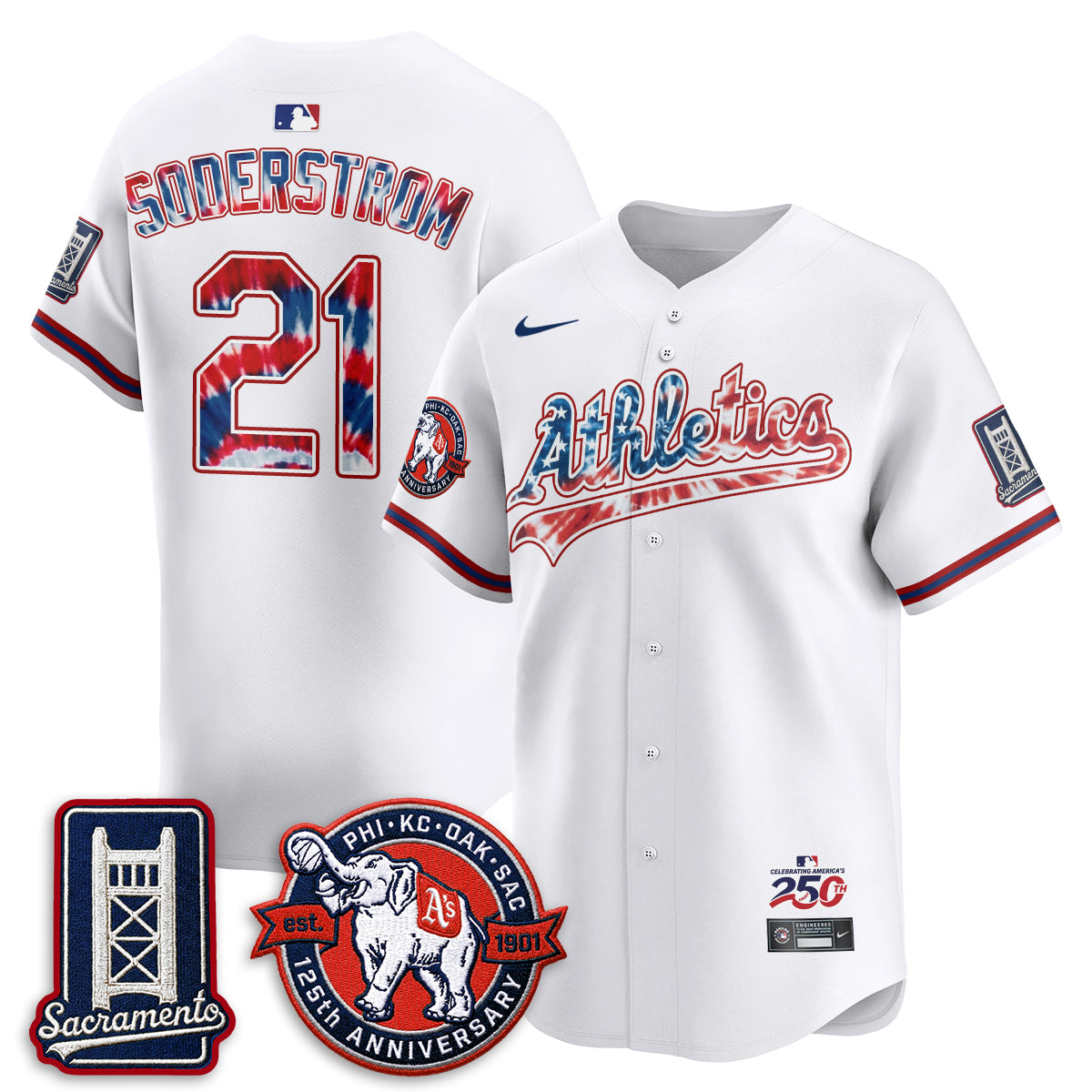 OAK Americana 2026 Vapor Limited Jersey - Stitched-DTD